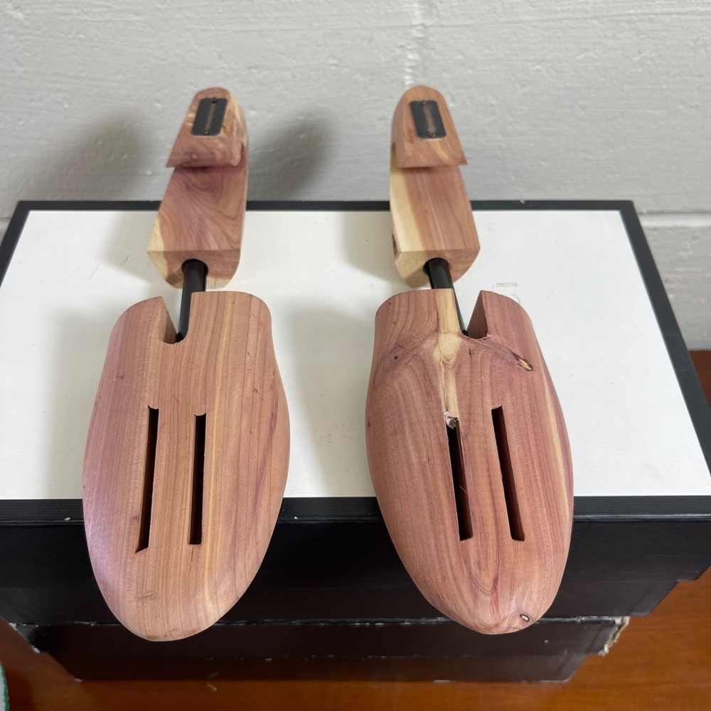 Allen Edmonds Cedar Shoes Trees Red Wood‎ Pair Large Size